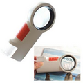 Hand Held Magnifier with 2 LED Lights (Red)